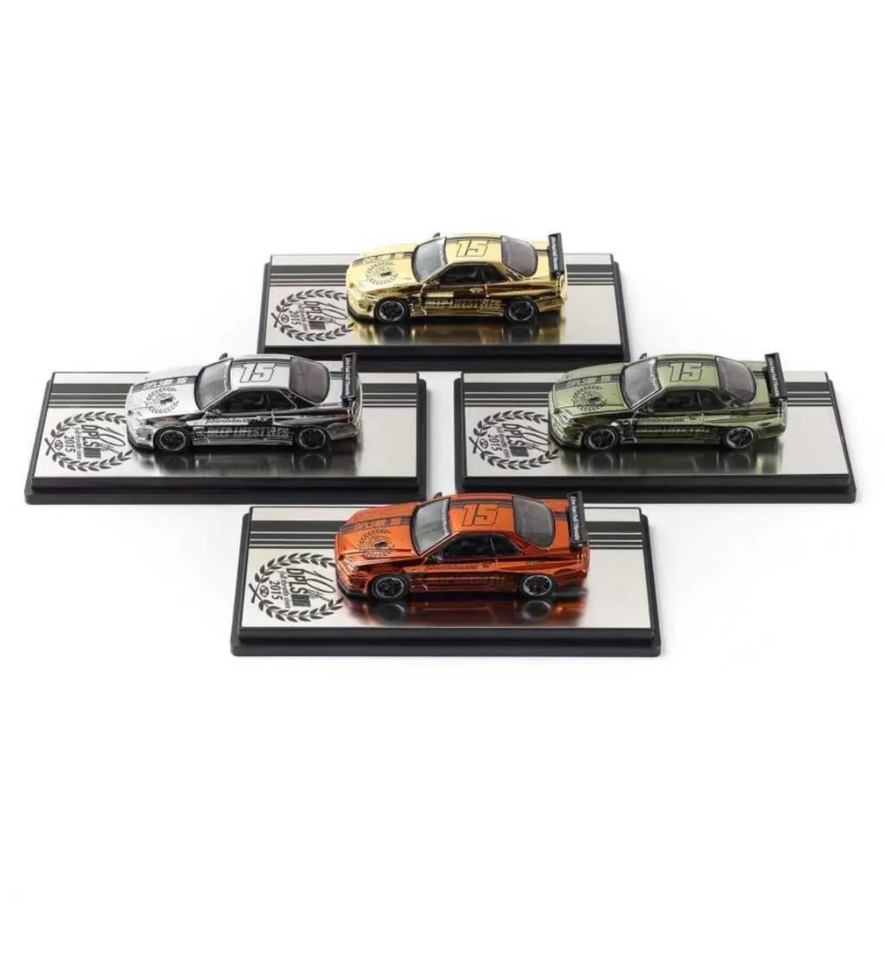 Inno64 x DLPS 10th Anniversary Special Edition Box Set 4 x Nissan Skyline R34 GTR - Image 2