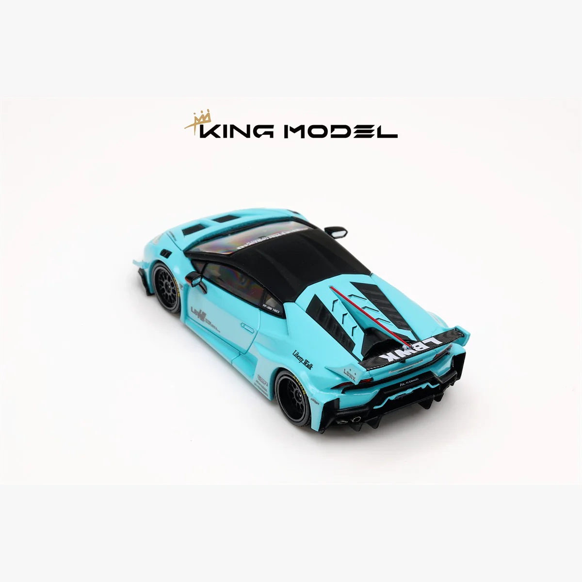 King Model LBWK Lamborghini Huracan Blue - Image 2