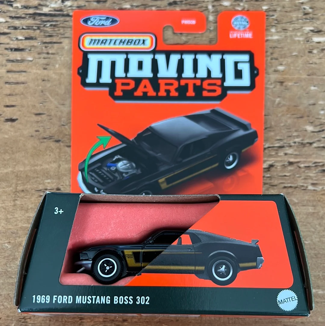 Matchbox Moving Parts 1969 Ford Mustang Boss 302