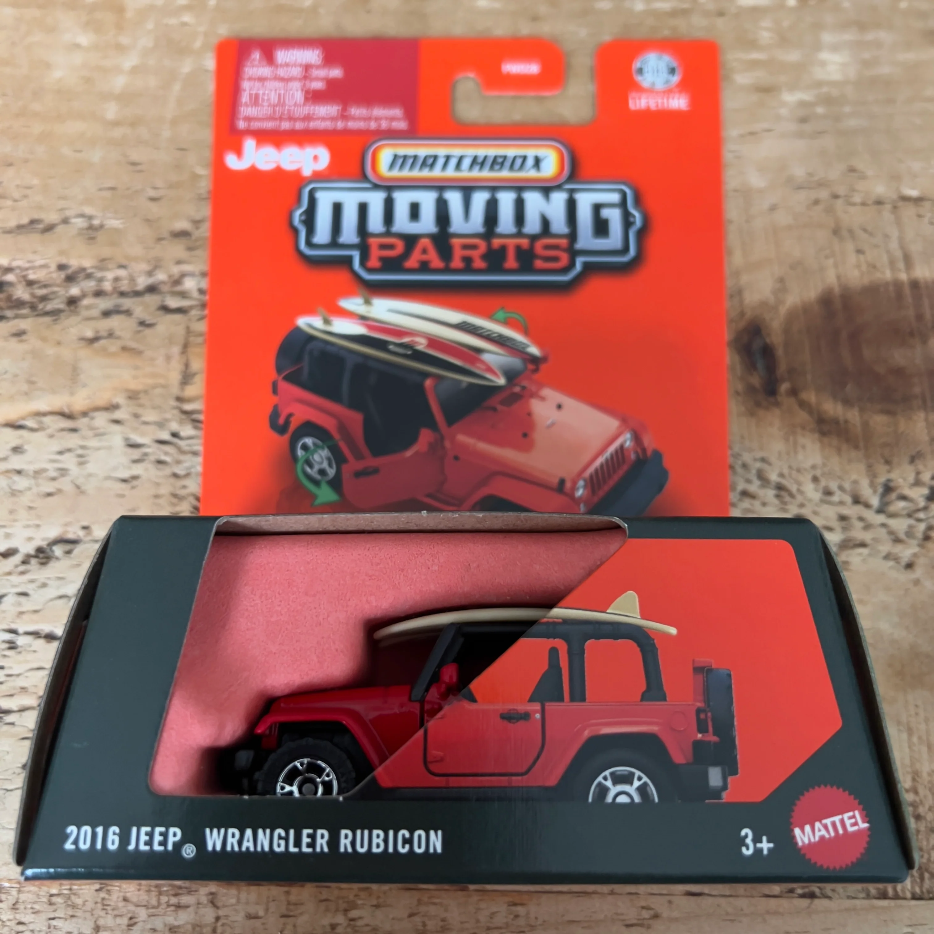 Matchbox Moving Parts 2016 Jeep Wrangler Rubicon