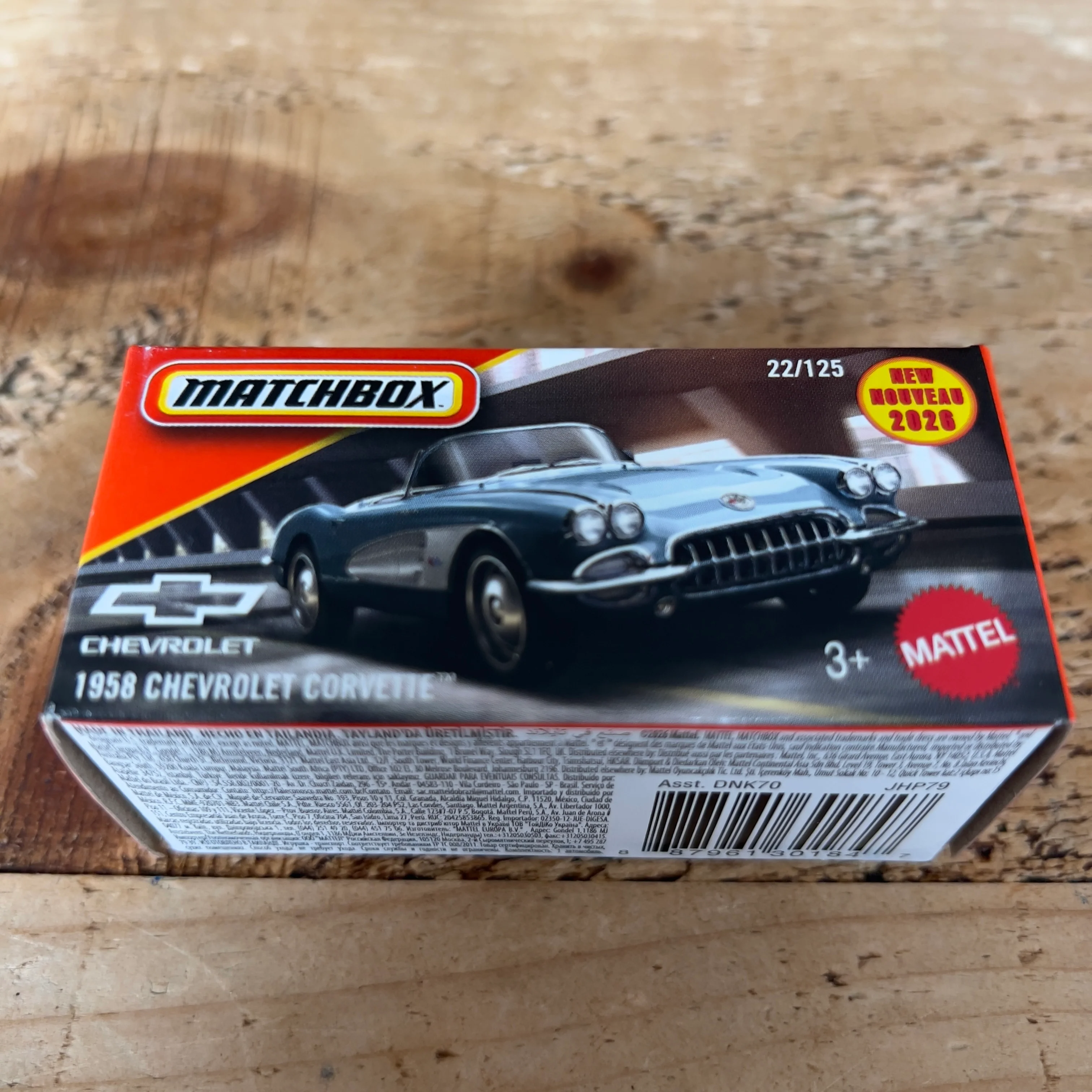 Matchbox Power Grabs 1958 Chevrolet Corvette