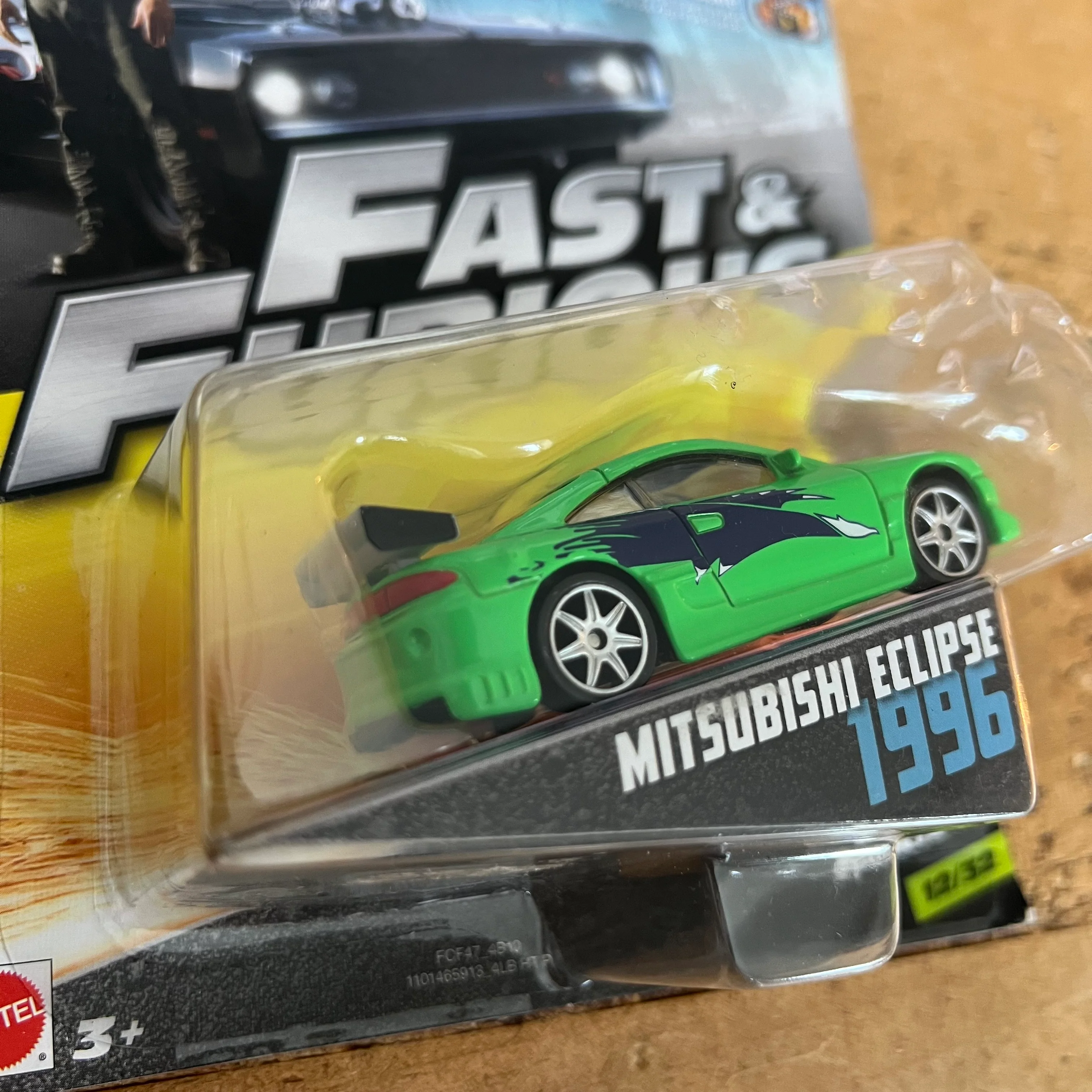 Mattel Fast & Furious 1996 Mitsubishi Eclipse - Image 3