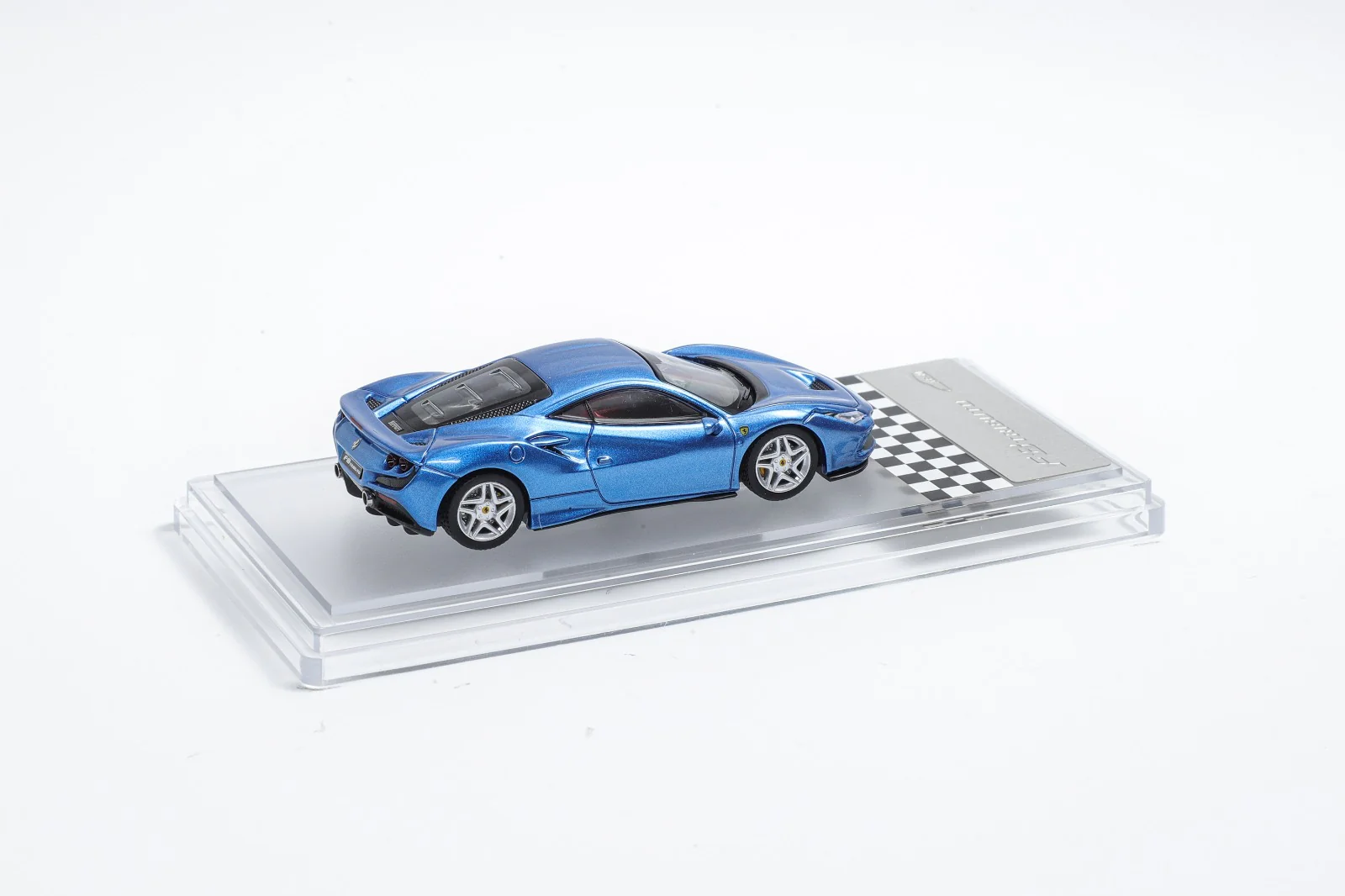 Mini Dream Ferrari F8 Tributo Metal Blue - Image 2