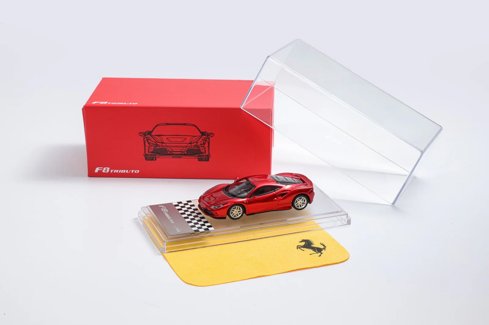 Mini Dream Ferrari F8 Tributo Metal Blue - Image 3