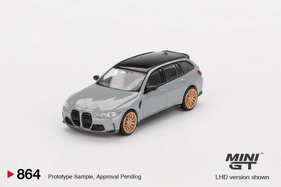 Mini GT BMW M3 Competition Touring Brooklin Grey #864