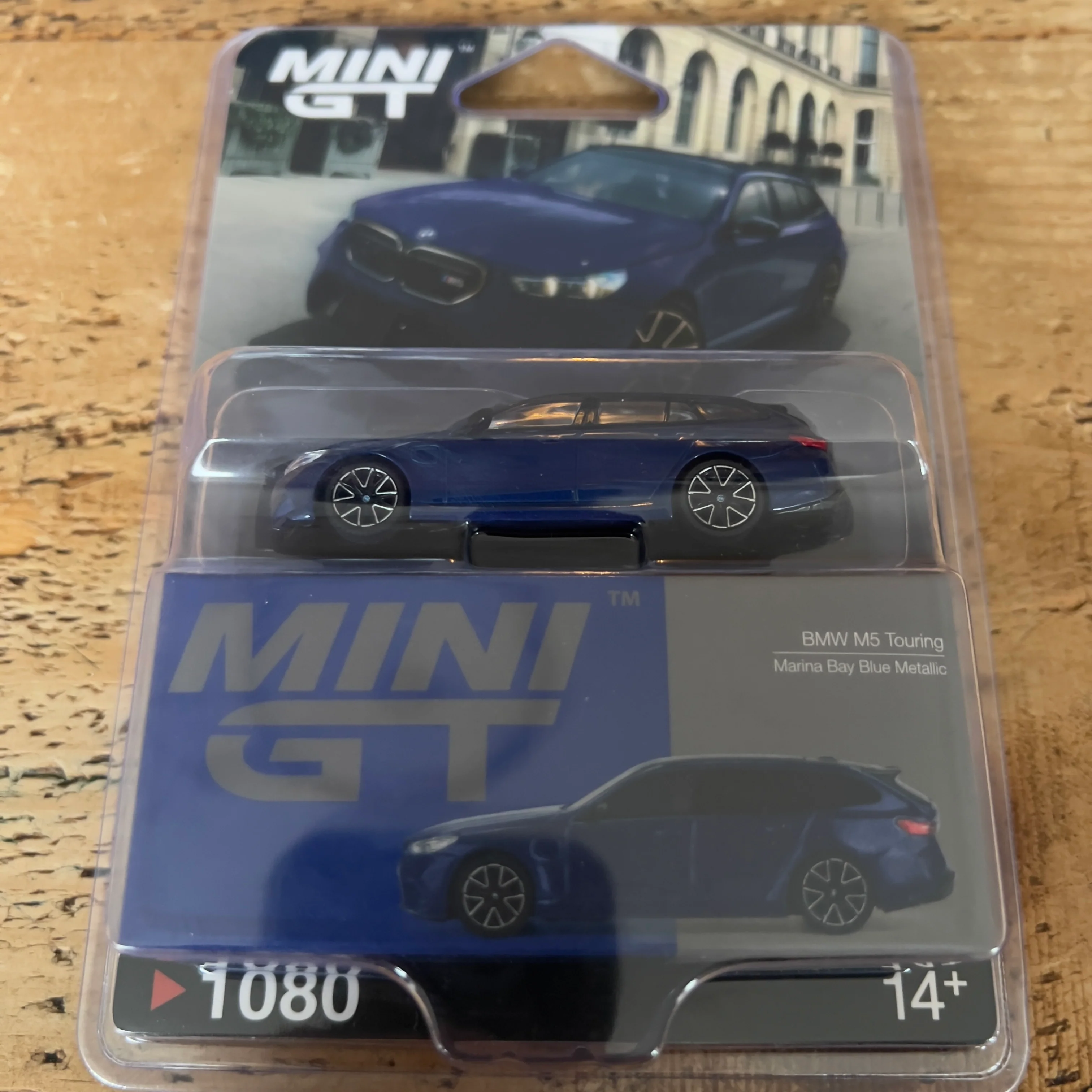 Mini GT BMW M5 Touring Marina Bay Blue #1080 Blister