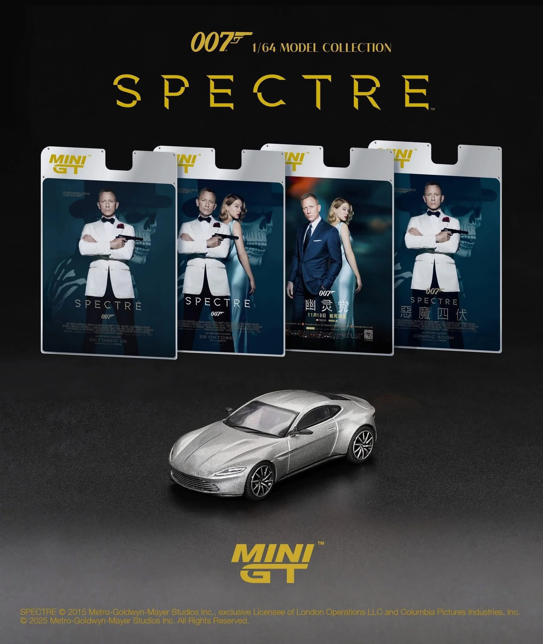 Mini GT James Bond 007 Spectre Aston Martin DB10 #910