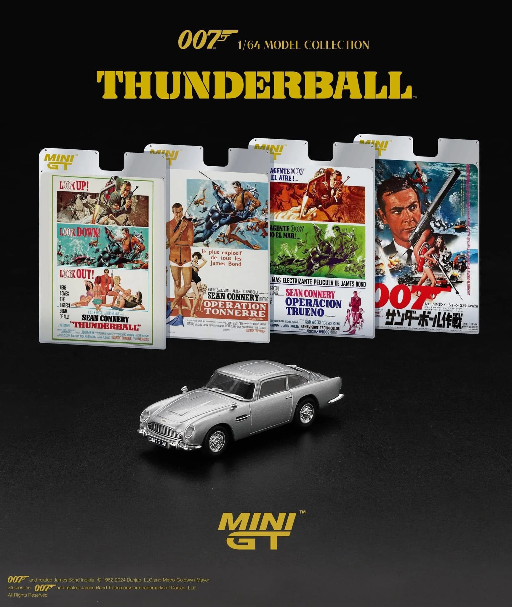 Mini GT James Bond Thunderball Aston Martin DB5 #901