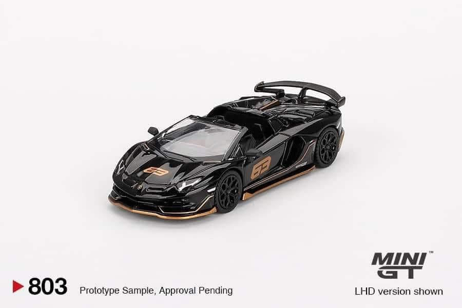Mini GT Lamborghini Aventador SVJ 63 Roadster #803