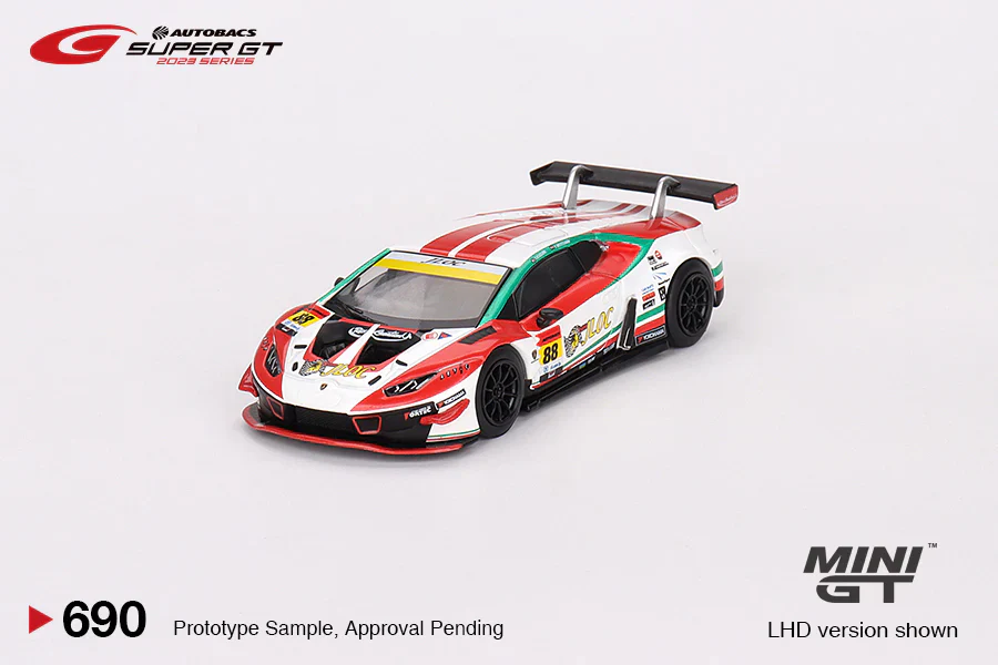 Mini GT Lamborghini Huracan GT3 Evo 2023 Super GT Series #690