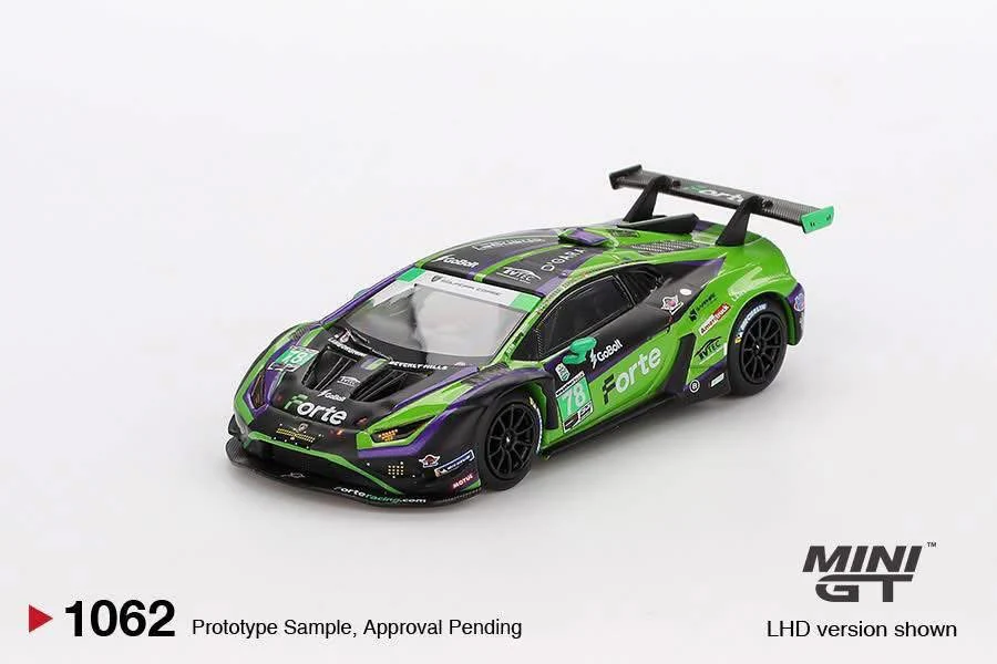 Mini GT Lamborghini Huracan GT3 Evo2 2024 IMSA Daytona 24 HRS #1062