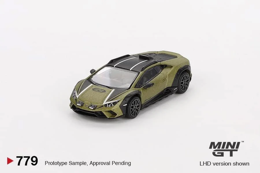 Mini GT Lamborghini Huracan Sterrato Verde Gea Matt #779