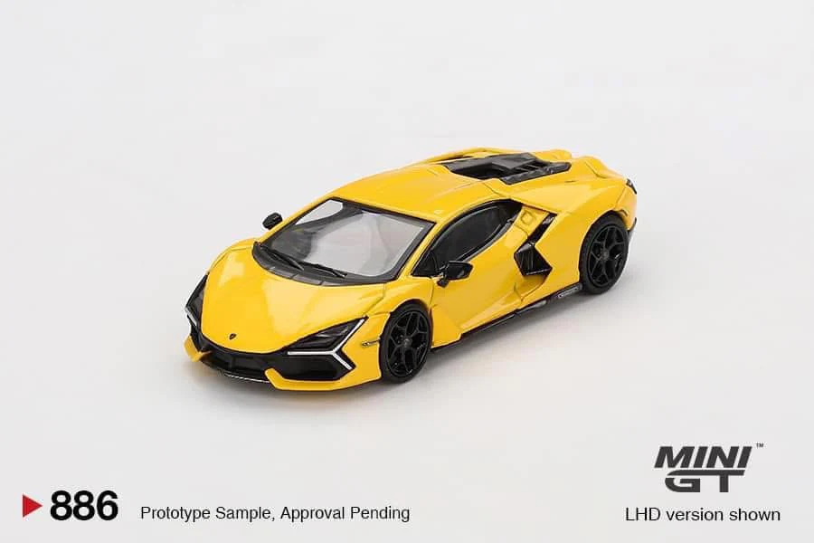 Mini GT Lamborghini Revuelto Giallo #886