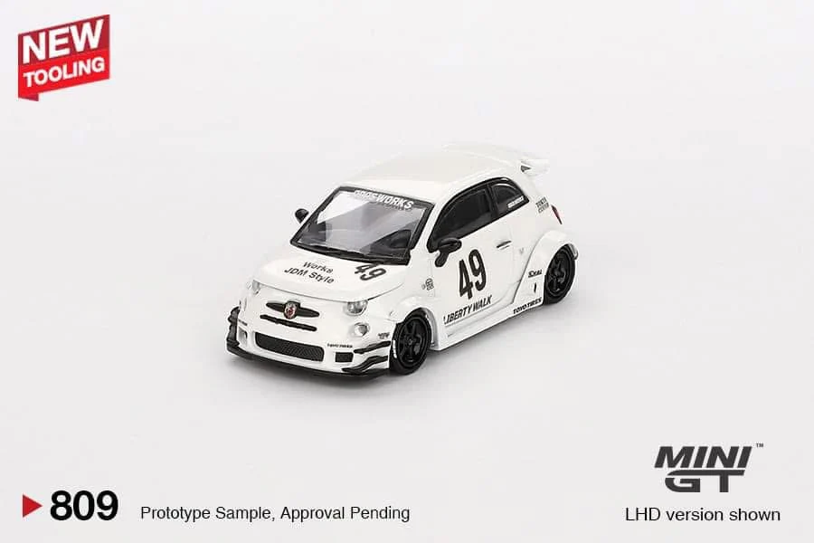 Mini GT LB Works x Abas Works Abarth 595 #809
