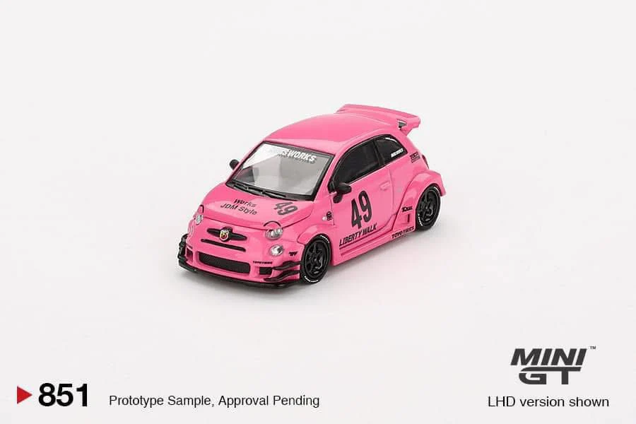Mini GT LB Works x Abas Works Abarth 595 #851