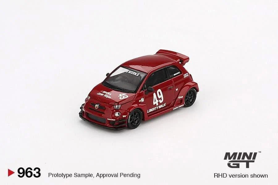 Mini GT LB Works x Abas Works Abarth 595 #963