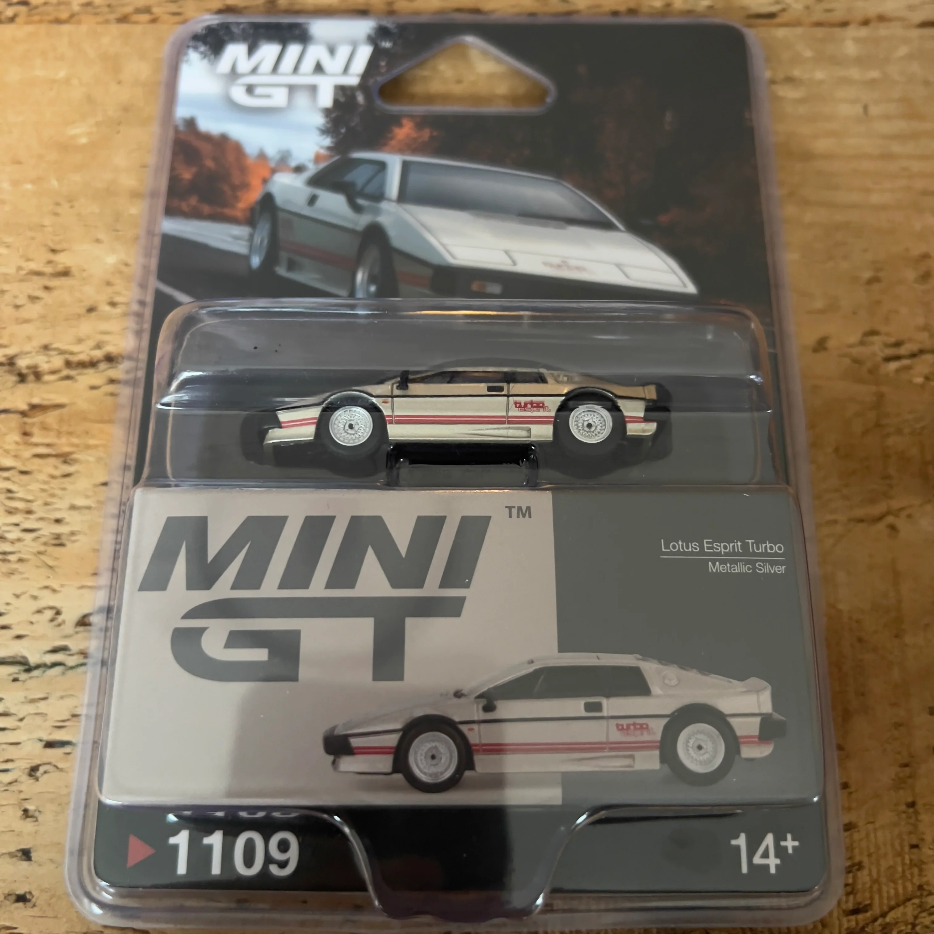 Mini GT Lotus Espirit Turbo Metallic Silver #1109 Blister