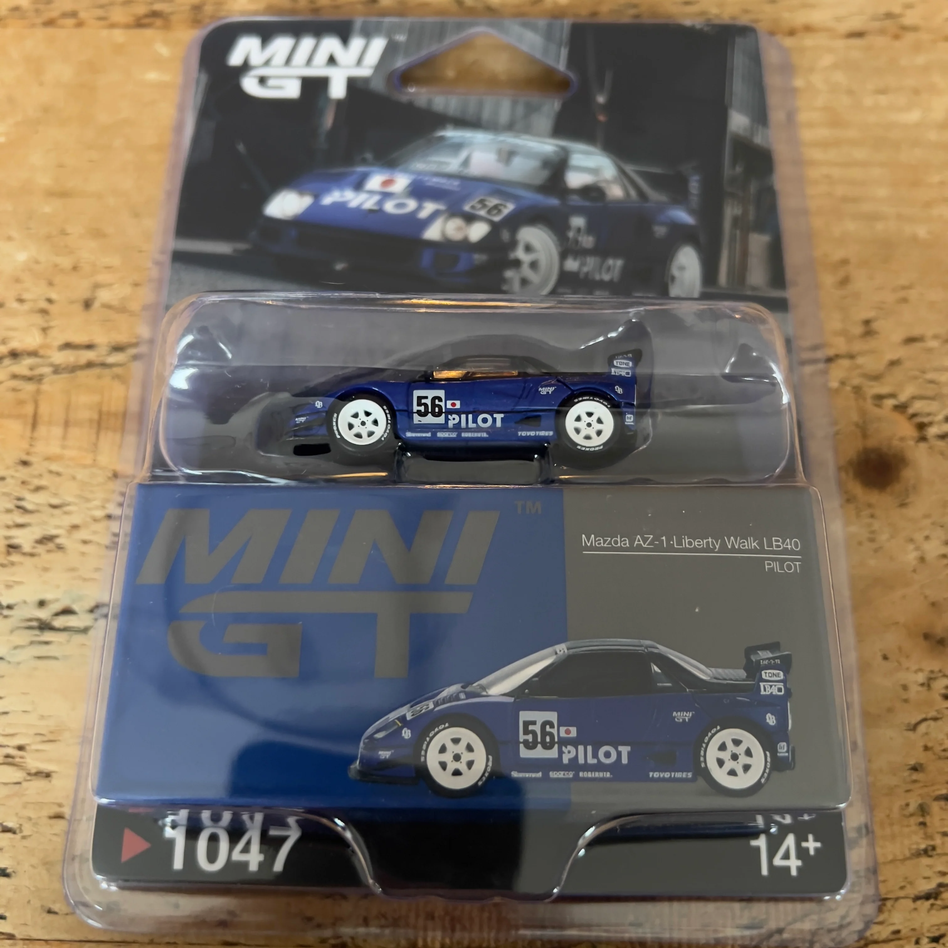 Mini GT Mazda AZ-1 Liberty Walk LB40 Pilot #1047 Blister