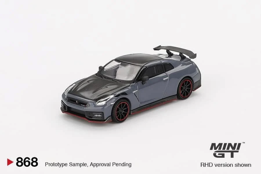 Mini GT Nissan GTR R35 Nismo Stealth Grey #868