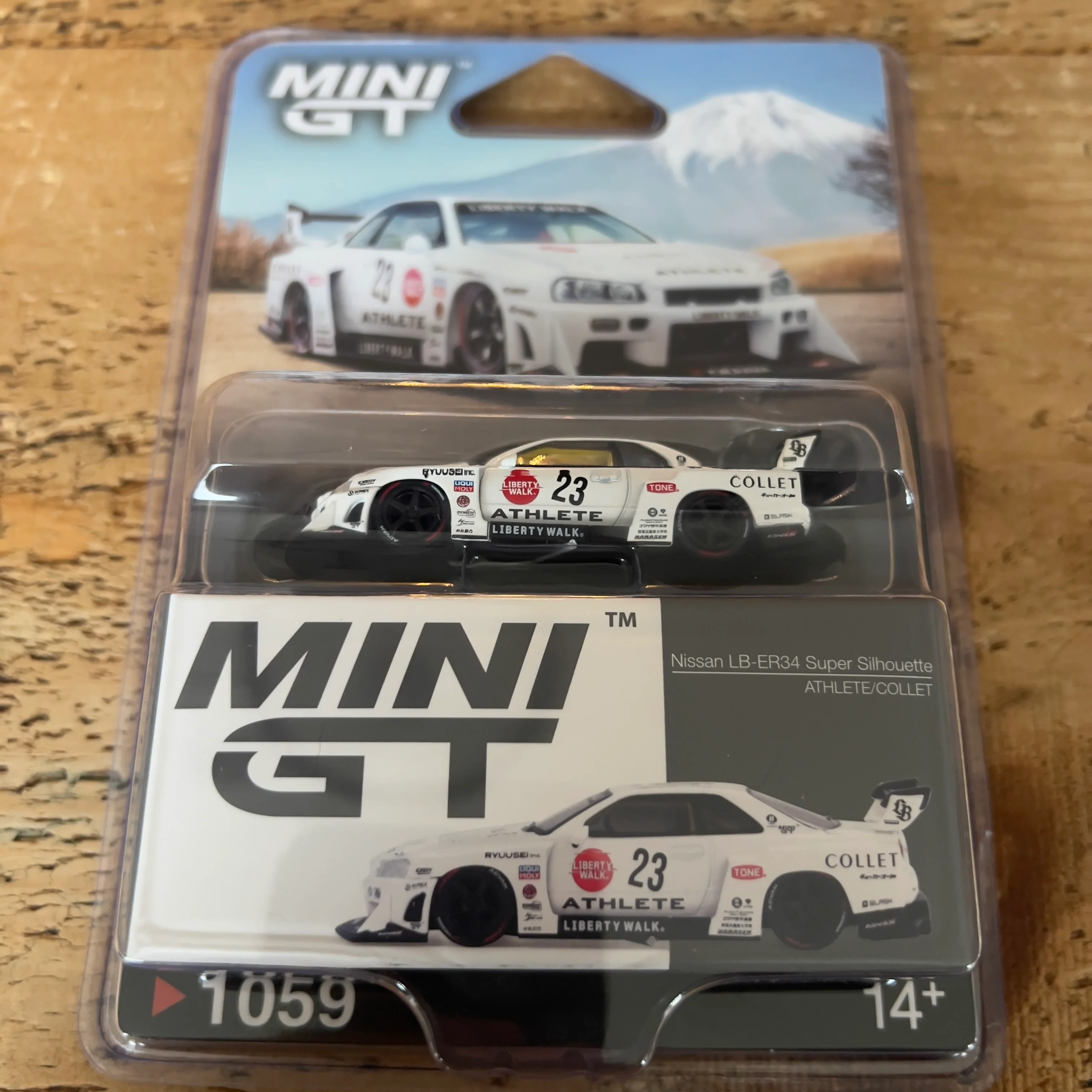 Mini GT Nissan LB ER34 Super Silhouette Athlete #1059 Blister