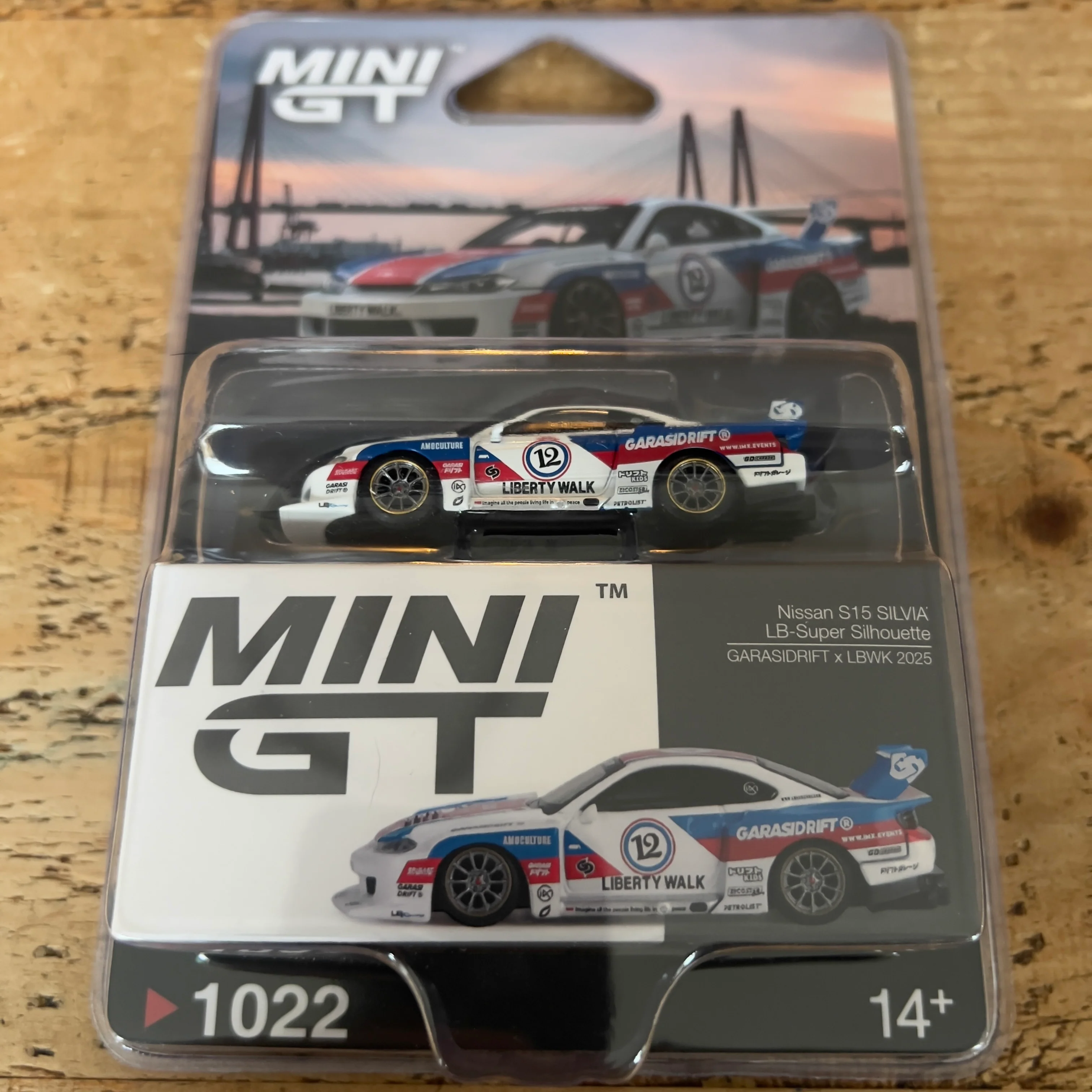 Mini GT Nissan S15 Silvia LB Super Silhouette Garasdrift #1022 Blister