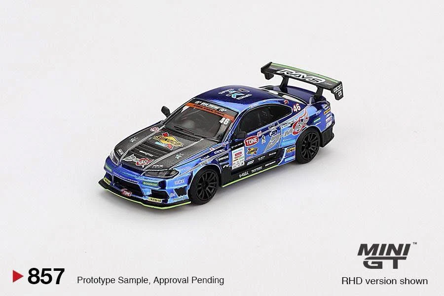 Mini GT Nissan Silvia S15 D1 Grand Prix D-Max #857