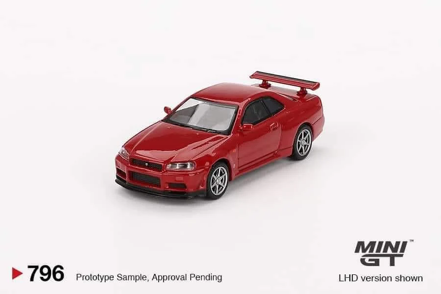 Mini GT Nissan Skyline R34 GTR V Spec #796