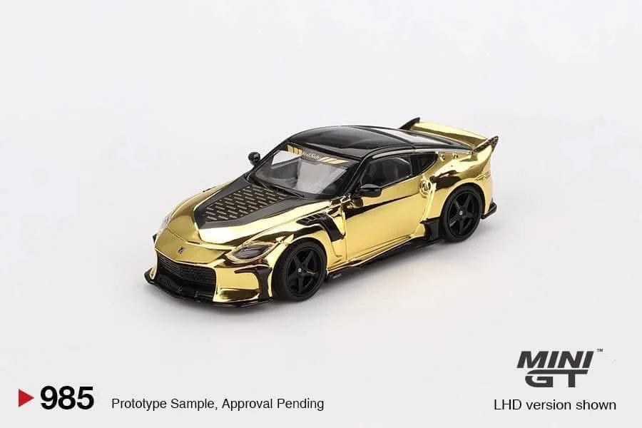 Mini GT Nissan Z Veilside FFZ400 Gold Chrome #985