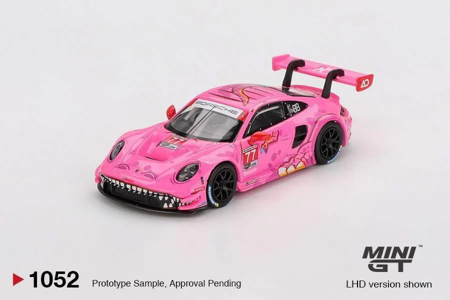 Mini GT Porsche 911 GT3 R 2024 IMSA Road America AO Racing #1052