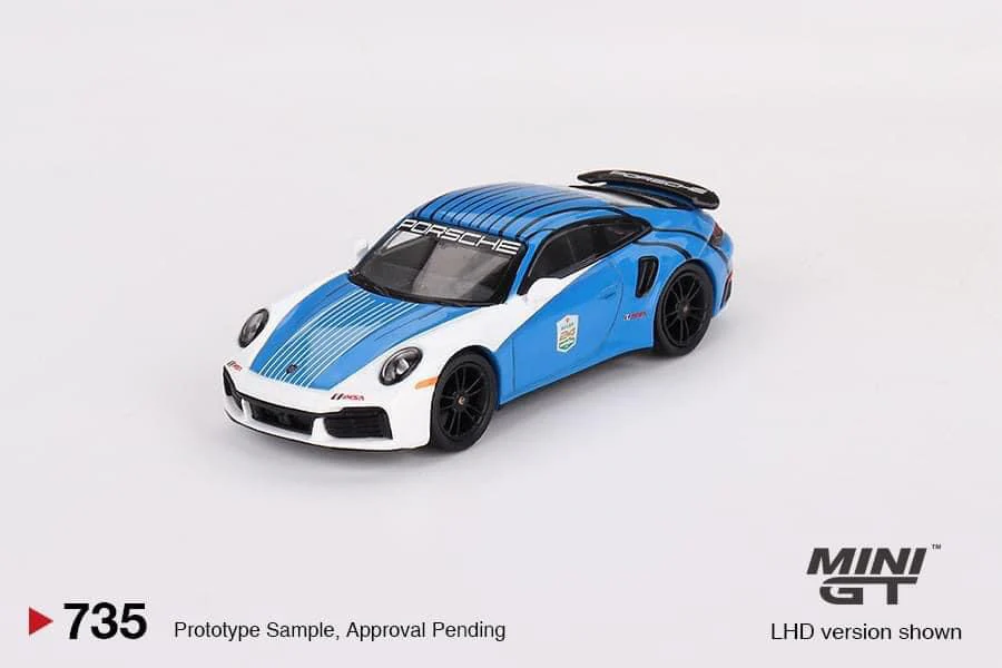 Mini GT Porsche 911 Turbo S 2023 IMSA Safety Car #735
