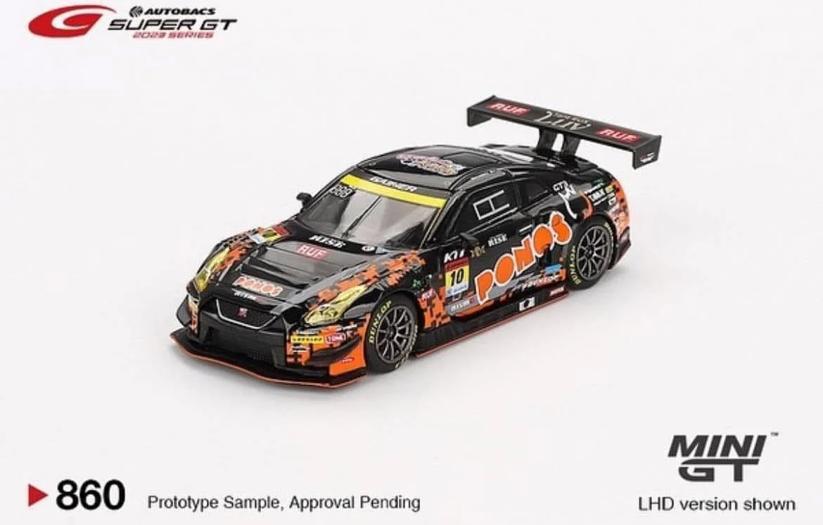 Mini GT Super GT Nissan R35 GTR Nismo GT3 Gainer #860