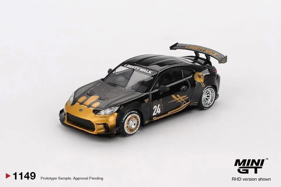Mini GT Toyota GR86 LB Nation Black & Gold #1149
