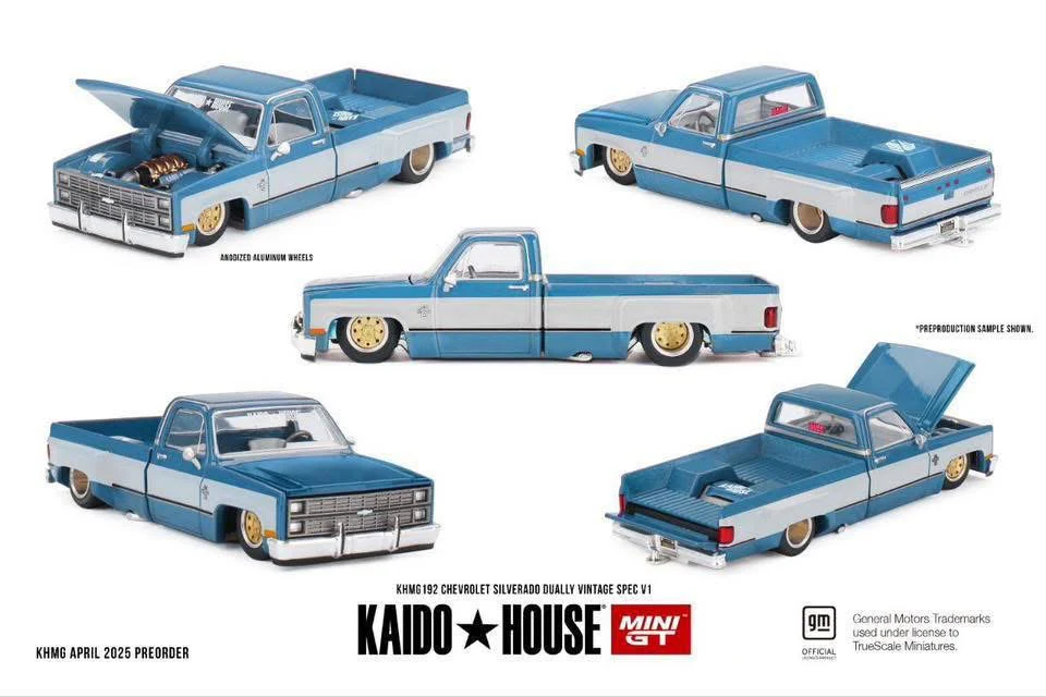 Mini GT x Kaido House Chevrolet Silverado Dually Vintage Spec V1 #192