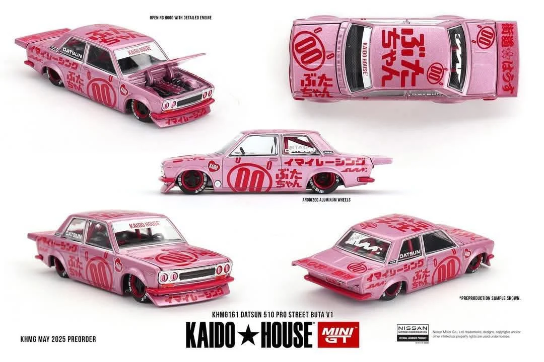 Mini GT x Kaido House Datsun 510 Pro Street Buta V1 #161