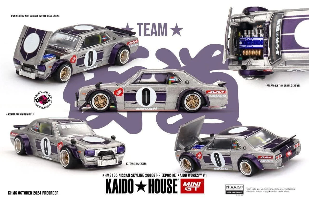 Mini GT x Kaido House Nissan Skyline 2000GT-R V1 #165