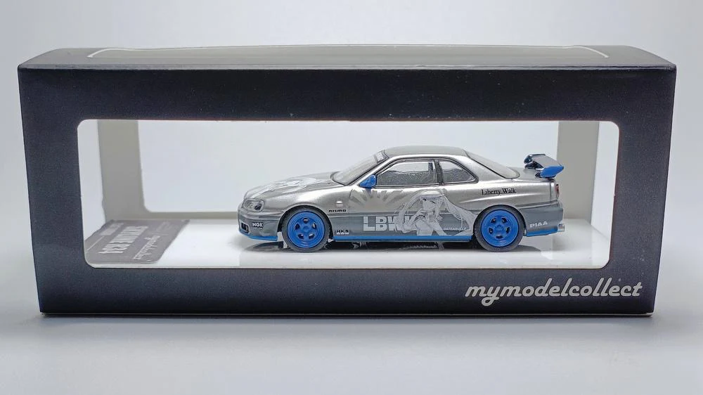 Model Collect Nissan Skyline R34 GTT Silver
