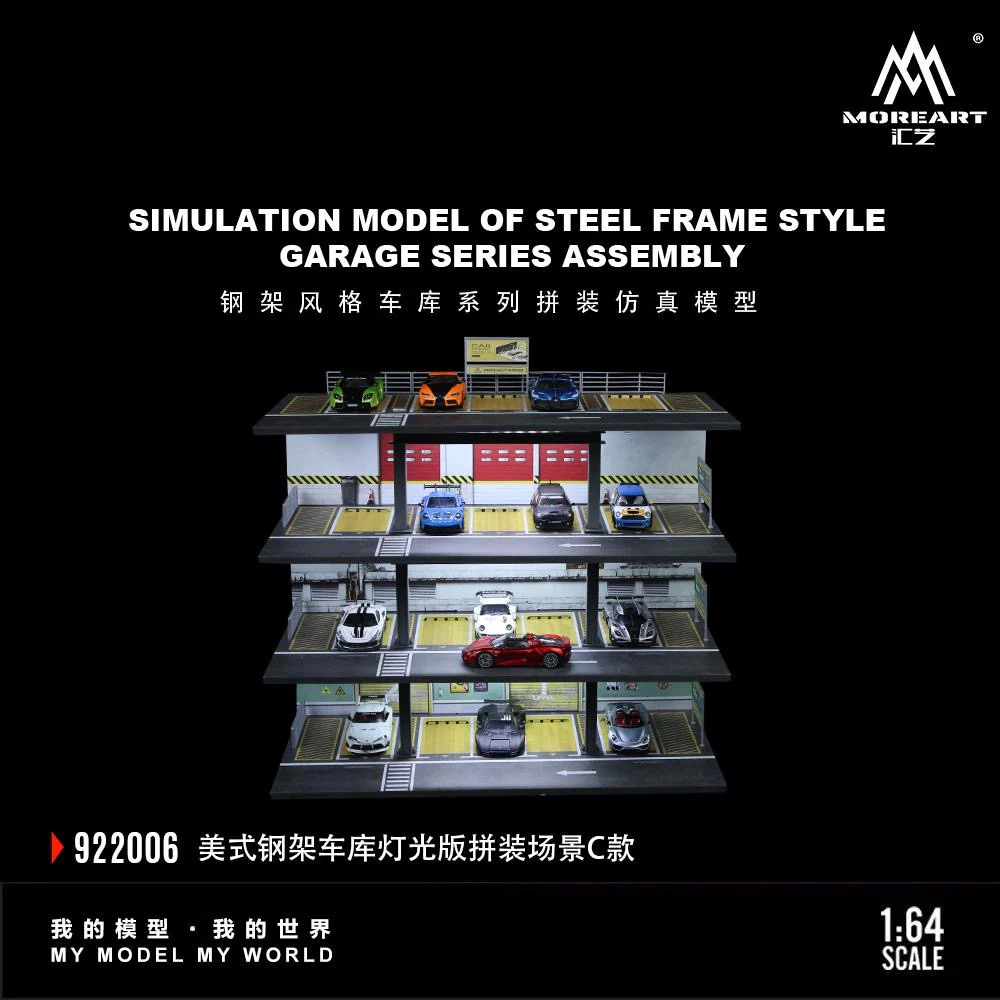 More Art Diorama American Steel Frame Garage - Image 2