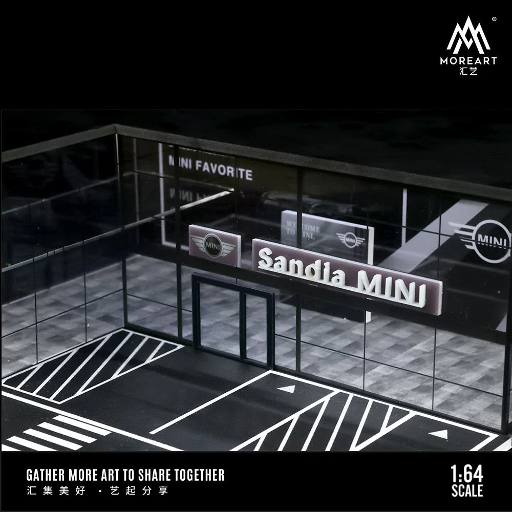 MoreArt Diorama BMW Mini Dealership Showroom - Image 2