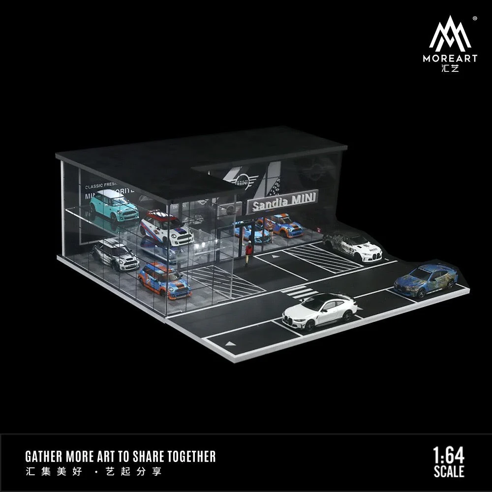 MoreArt Diorama BMW Mini Dealership Showroom - Image 5