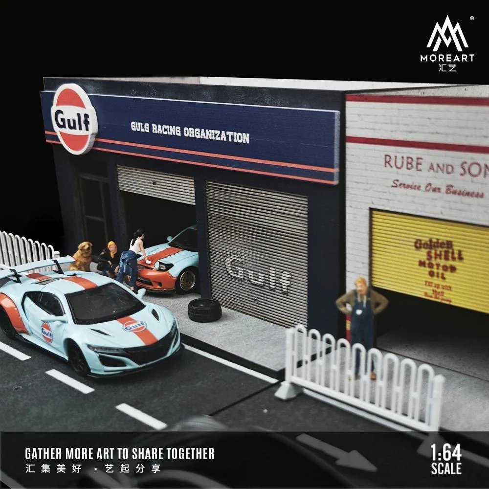 MoreArt Diorama Gulf Repair Shop - Image 3