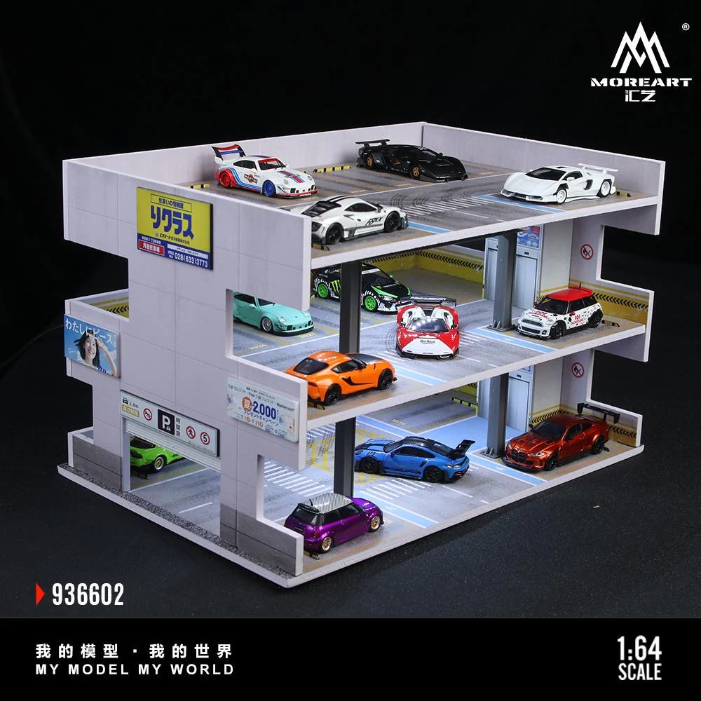 MoreArt Diorama Japanese Parking Building Style B - Image 4