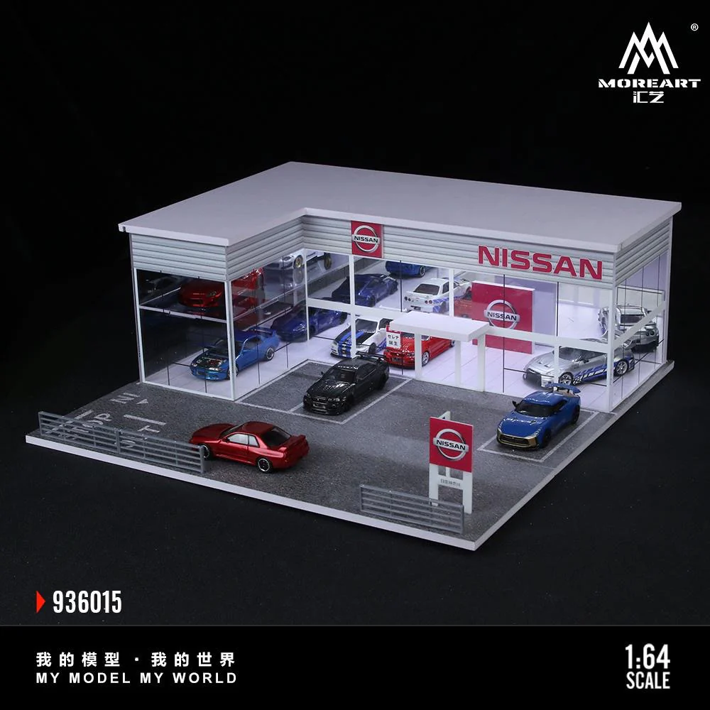 MoreArt Diorama Nissan Dealership Showroom - Image 3
