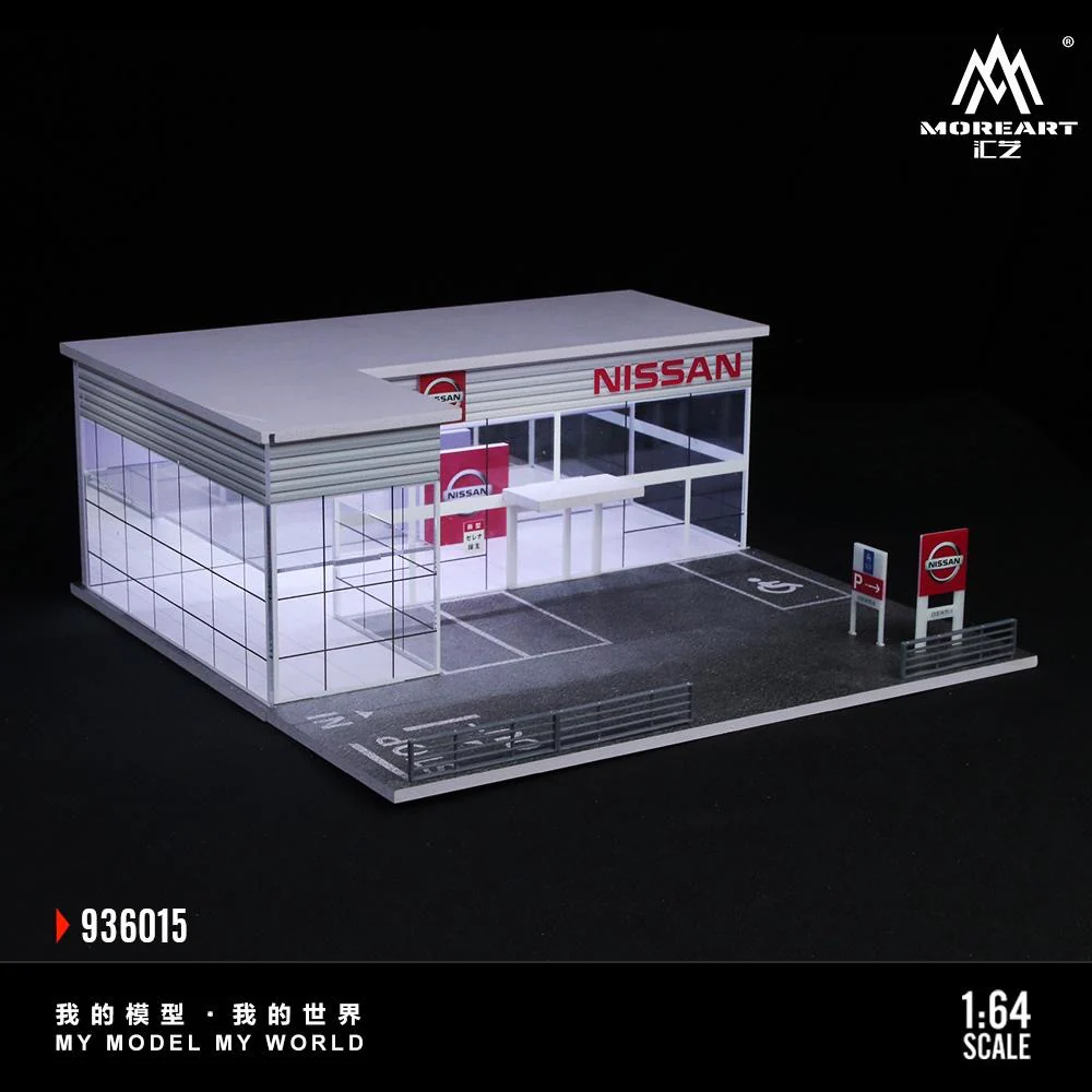 MoreArt Diorama Nissan Dealership Showroom - Image 7