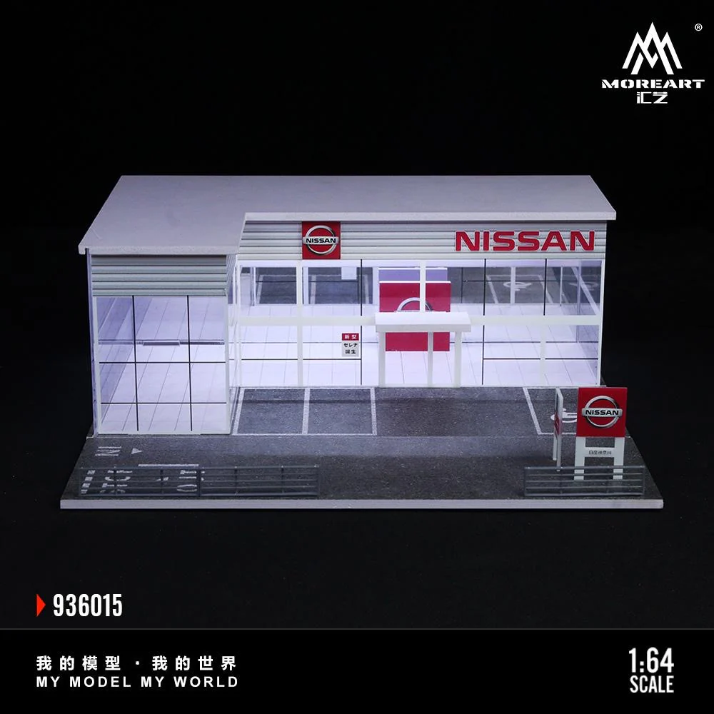 MoreArt Diorama Nissan Dealership Showroom - Image 8