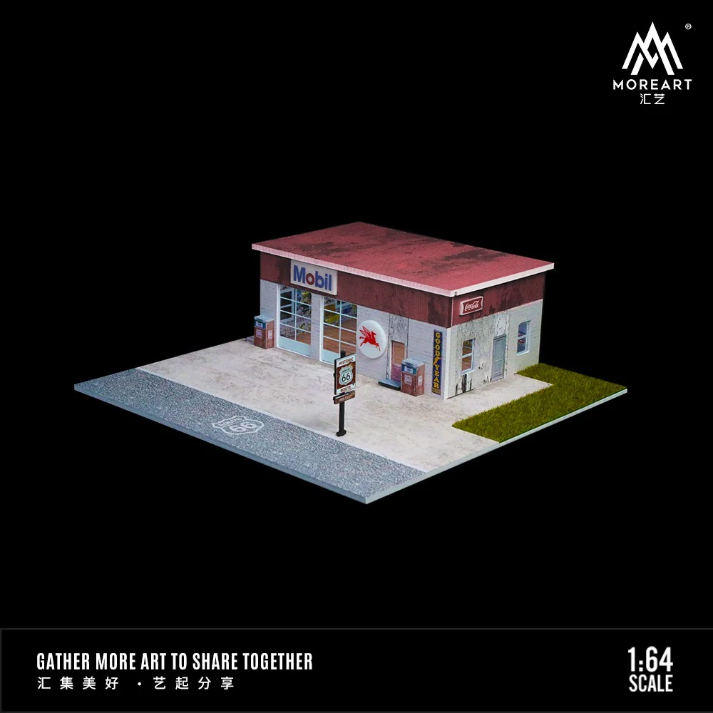 MoreArt Diorama Route 66 Scene - Image 3