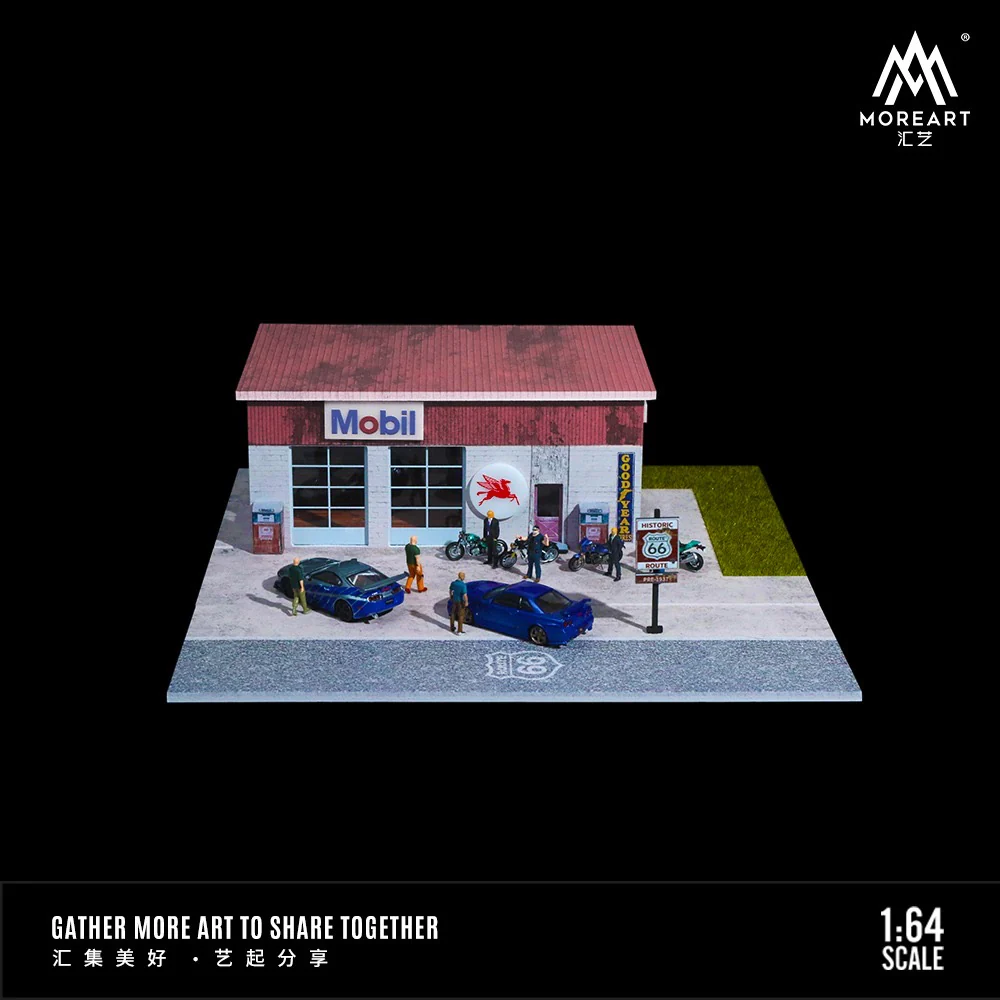 MoreArt Diorama Route 66 Scene - Image 4