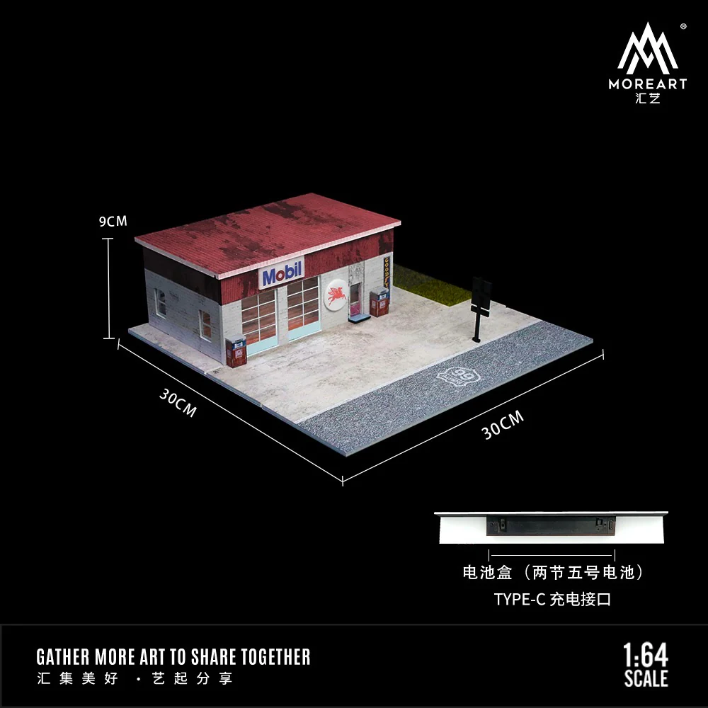 MoreArt Diorama Route 66 Scene - Image 5