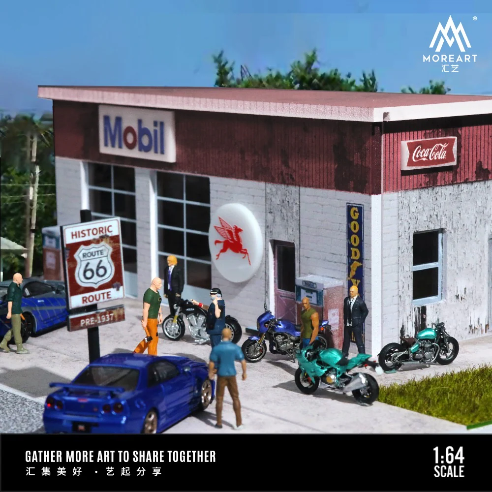MoreArt Diorama Route 66 Scene - Image 6