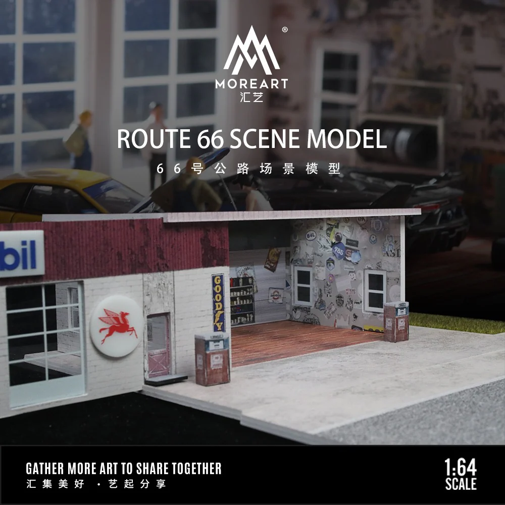 MoreArt Diorama Route 66 Scene - Image 7