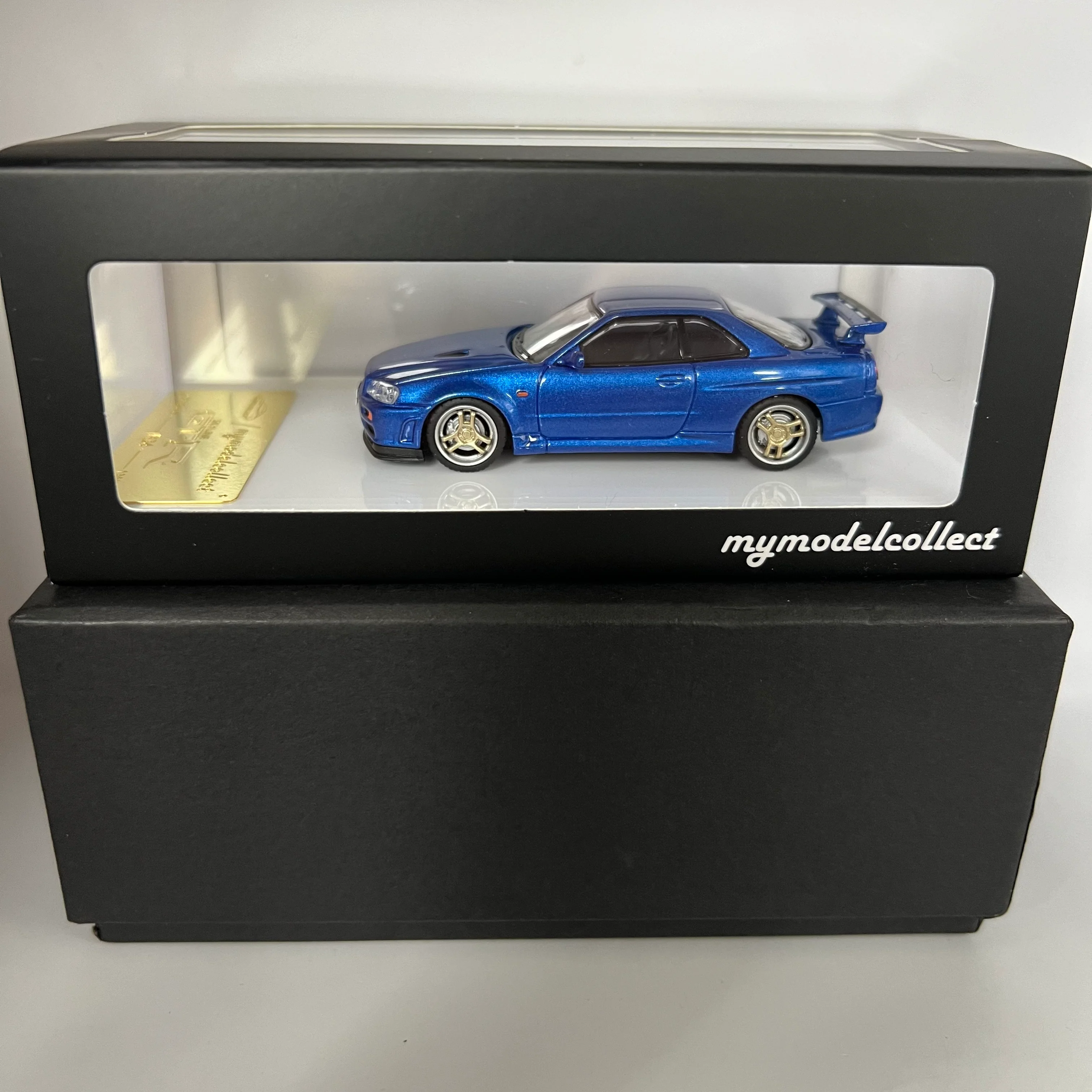 My Model Collect Nissan Skyline R34 GTR Bayside Blue